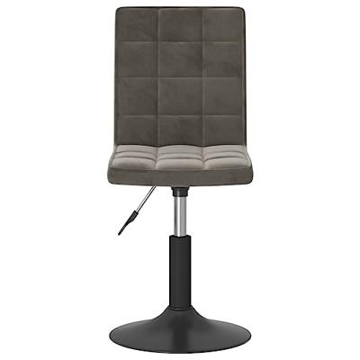 Eetkamerstoelen draaibaar 2 st fluweel donkergrijs
