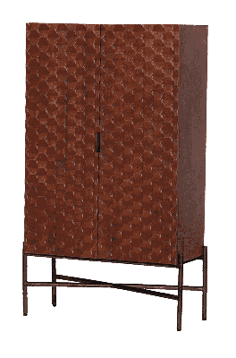 Tower Living Opbergkast 'Paola' Mangohout, 160 x 90cm