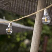 Ghirlanda di luci solari - LUMISKY - FANTASY CORD SOLAR - 7,50 m - Corda 10 lampadine trasparenti - LED bianco caldo - thumbnail