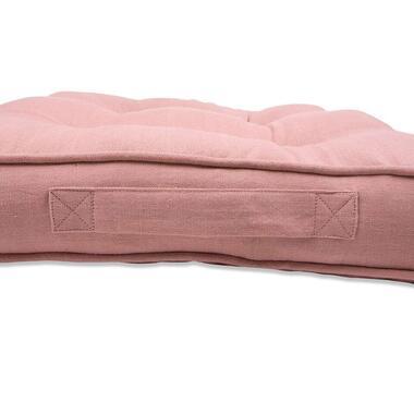 Matraskussen Tivoli - pastel perzik - 45x45x7 cm