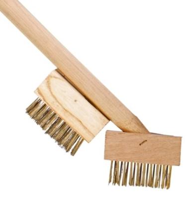 Onkruidborstel met steel 120 cm en reserve borstel