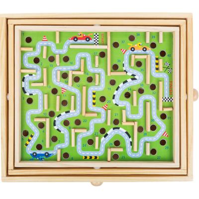 Small Foot houten knikkerdoolhof 32 x 28 cm NL Small Foot houten knikkerdoolhof 32 x 28 cm NL