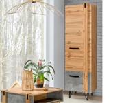 Kolomkast MILPO 2 deuren wotan eik/beton - thumbnail