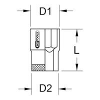 KS Tools 9633415 9633415 Verwisselbare kop 30 mm - thumbnail