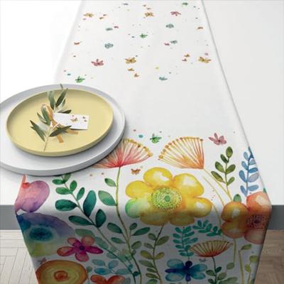 Ambiente Tafelloper Vibrant spring white