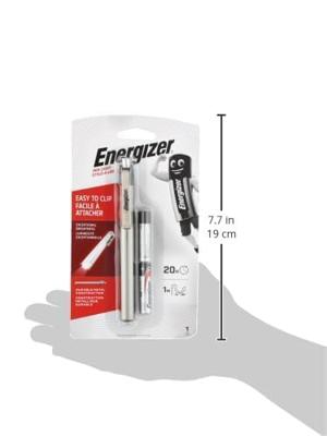 Energizer Metal Penlight Penlight werkt op batterijen LED 35 lm 20 h 50 g Energizer Metal Penlight Penlight werkt op batterijen LED 35 lm 20 h 50 g
