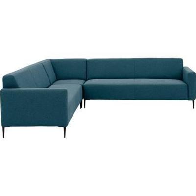 Goossens Bank Key West blauw, stof, 3-zits, modern design