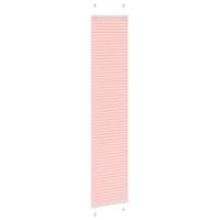Pliss rolgordijn 40x200 cm stofbreedte 39,4 cm polyester roze - thumbnail