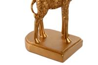 Bureaulamp Home ESPRIT Zwart Gouden 20 x 20 x 53 cm - thumbnail