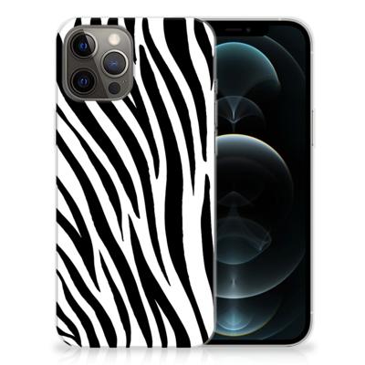 iPhone 12 Pro Max | TPU Hoesje | Zebra