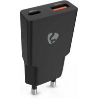 Oplader | 30 W | GaN | PD3.0 30W | Snellaad functie | 1.5 / 2.0 / 2.5 / 3.0 A | Outputs: 2 | USB-A / - thumbnail