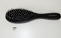 Haarborstel met pin zwart 22x6cm - thumbnail
