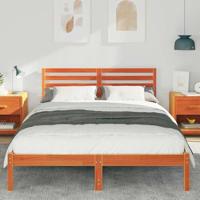 Bedframe Wasbruin 140 x 210 cm Massief grenenhout - thumbnail