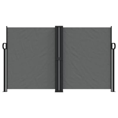 VidaXL Windscherm uittrekbaar 140x1200 cm antracietkleurig