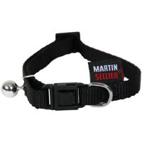Martin kattenhalsband nylon uni zwart - thumbnail