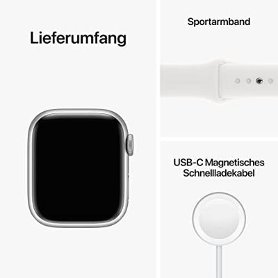 Refurbished Apple Watch SE 2022 GPS 44mm Zilver Gebruikt
