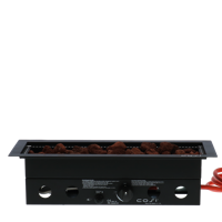 Cosi | Cosiburner Inbouwbrander | Straight Black - thumbnail