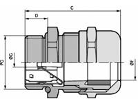 LAPP 53112350 Wartel PG21 Messing Messing 25 stuk(s) - thumbnail