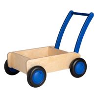 Van Dijk Toys blokkenwagen 55 cm blauw - thumbnail