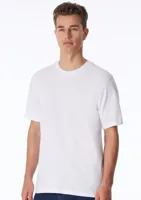 2-pack heren American T-Shirts - Wijd model heren ondershirt katoen - wit en zwart - thumbnail