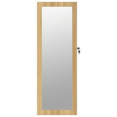 VidaXL Sieradenkast met spiegel wandgemonteerd 37,5x10x106 cm