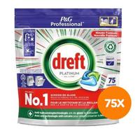 Dreft Platinum Regular vaatwastabletten, pak van 75 capsules - thumbnail