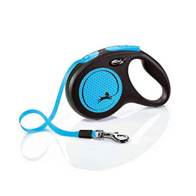 Flexi rollijn new classic neon tape zwart / blauw Flexi rollijn new classic neon tape zwart / blauw