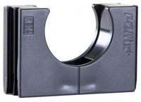 PIPELIFE Klembeugel PVC 3/4 (19mm) koppelbaar zwart per stuk - 4113301 - thumbnail