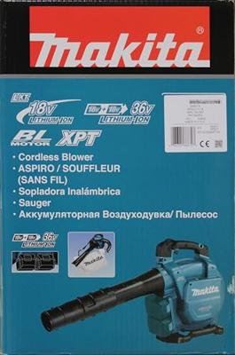 Makita DUB363PT2V Bladblazer, Bladzuiger Accu Incl. 2 accus, Incl. oplader 36 V - thumbnail