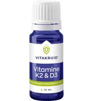 Vitakruid Vitamine D3 & K2 (MenaQ7) met druppelpipet 10 Milliliter - thumbnail