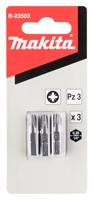 Makita Accessoires Schroefbit PZ3x25mm 3 stuks - B-23503 - thumbnail