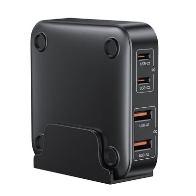 GaN netvoeding oplader - Unitek P1228ABK01-EU | 70W 2x USB-C 2x USB-A