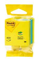 Memoblok 3m post-it 2012l 51x51mm kubus ass kleur - thumbnail