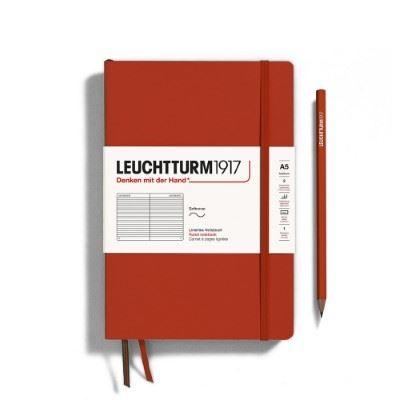 Leuchtturm Fox Red, Medium (A5), 251 p., ruled