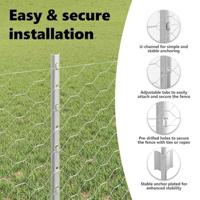 VidaXL Hek met paal zilver 0,6 x 25 m staal - thumbnail