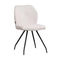 Bronx71 Scandinavische eetkamerstoel Fenris gerecyclede stof off white - thumbnail