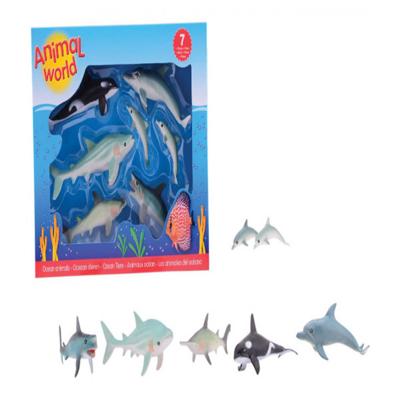 Johntoy Oceaan dieren giftbox, 7st.
