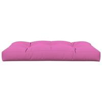 VidaXL Palletkussen 120x80x12 cm stof roze - thumbnail