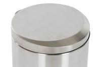 Pedaalemmer Home ESPRIT Zilverkleurig Roestvrij staal Polypropyleen 12 L - thumbnail