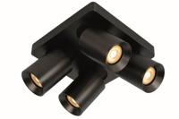 Artdelight 4-lichts opbouwspotMegano antraciet richtbaar - PL MEGANO4 MA - thumbnail