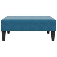 2-delige Loungeset met kussens fluweel blauw - thumbnail