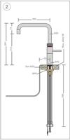 Quooker Fusion Square Rose Koper Kraan Grijs - thumbnail