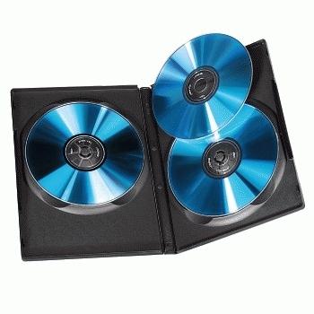 Hama dvd 3 box 5 pak zwart