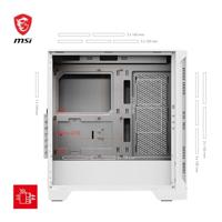 ATX Semi-toren doos MSI 306-7G23W21-HH9 Wit - thumbnail