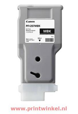 Canon PFI-207 MBK inktcartridge 1 stuk(s) Origineel Mat Zwart Canon PFI-207 MBK inktcartridge 1 stuk(s) Origineel Mat Zwart
