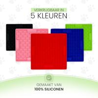 Eat Slow Live Longer Lick Mat Bones Green - thumbnail