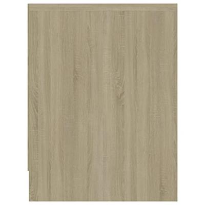Nachtkastjes 2 st 40x30x40 cm bewerkt hout sonoma eikenkleurig Nachtkastjes 2 st 40x30x40 cm bewerkt hout sonoma eikenkleurig