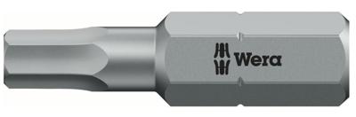 Wera 840/1 Z Zeskant Bits, Hex-Plus, 8.0 mm x 25 mm - 1 stuk(s) - 05056335001 Wera 840/1 Z Zeskant Bits, Hex-Plus, 8.0 mm x 25 mm - 1 stuk(s) - 05056335001