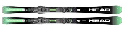 Head Supershape e-Magnum SW + Prot. PR 11 GW Ski Heren Green/Black 163