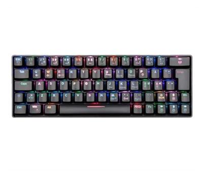 Fourze GK60 RGB Mechanical Gaming Toetsenbord zonder Numpad zwart